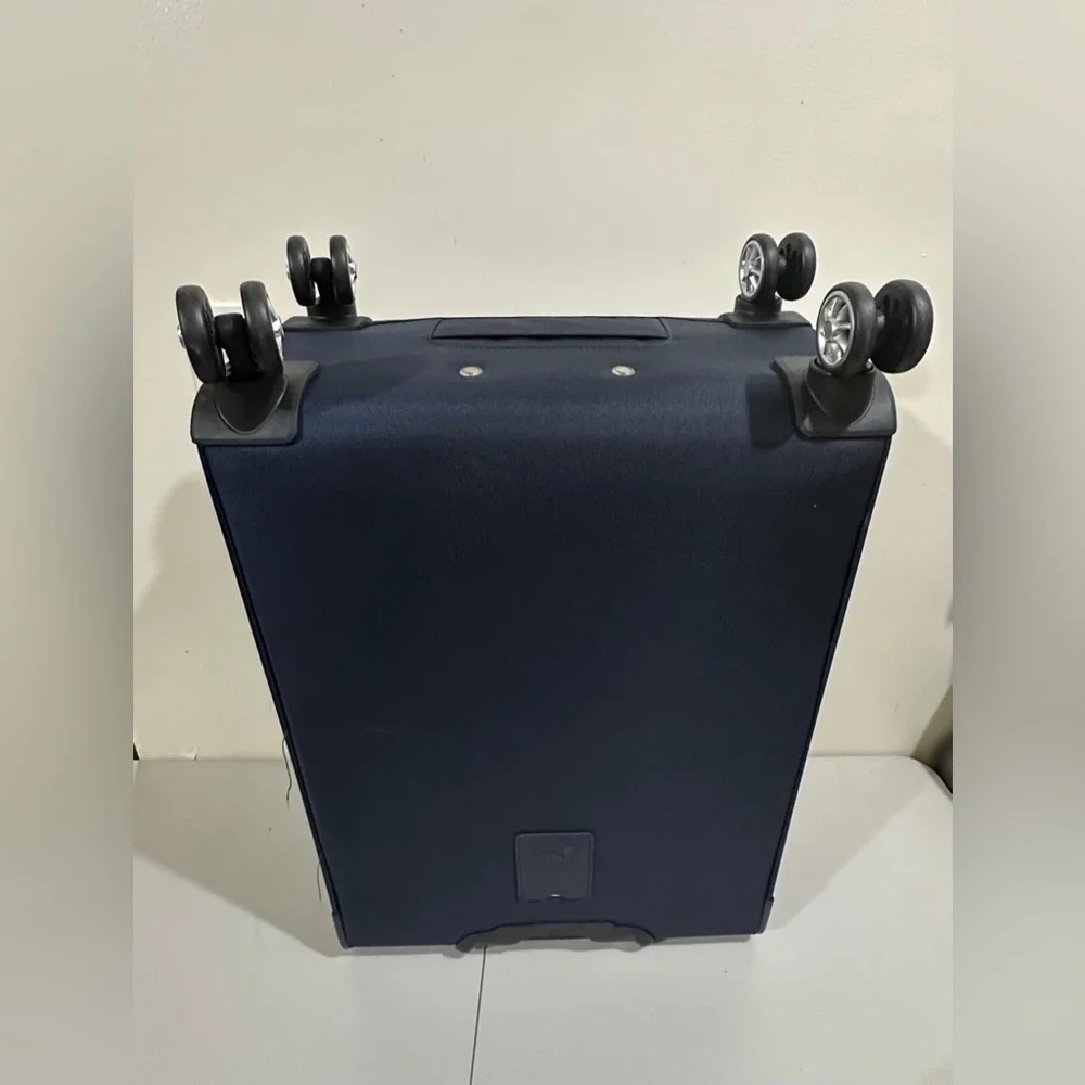 Skyway JCPenney Navy Blue Rolling Briefcase